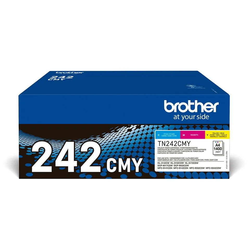 ORIGINALE Brother Multipack ciano / magenta / giallo TN-242CMY 4200 pagine - immagine 1
