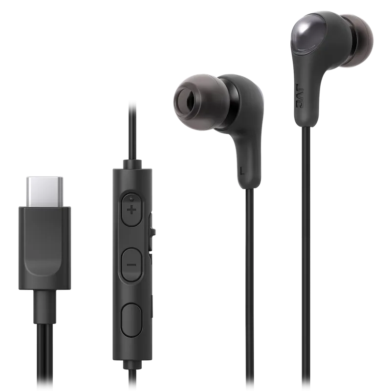 Jvc Auricolari con Filo Gumy Connect Ha-fr9uc-b Nero - immagine 1