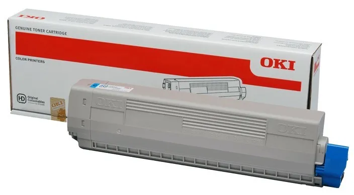 ORIGINALE OKI toner ciano 44844507 C831/841 10000 pagine - immagine 1