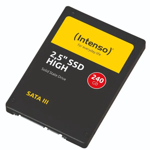 Intenso SSD Interno 240GB 2 5 Sata Reading: 520 MB/s Writing: 500 MB/s Tlc Flash 3813440 - immagine 1