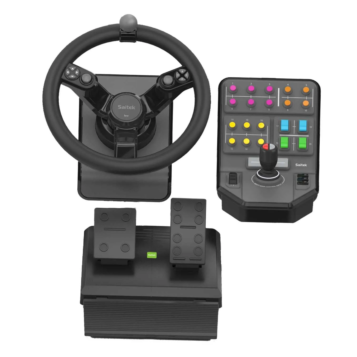 Volante Logitech G 945-000062 Nero Sterzo e Pedali Analogico/Digitale - immagine 1