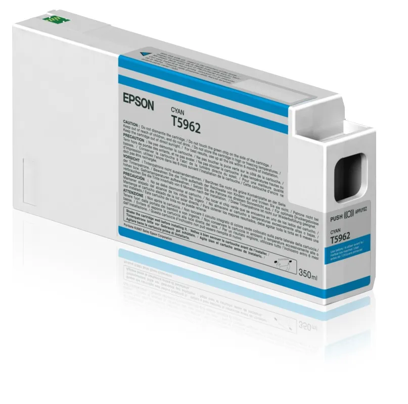 ORIGINALE Epson Cartuccia d'inchiostro ciano C13T596200 T5962 350ml cartuccia Ultra Chrome HDR - immagine 1