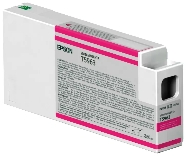 ORIGINALE Epson Cartuccia d'inchiostro magenta C13T596300 T5963 350ml cartuccia Ultra Chrome HDR - immagine 1