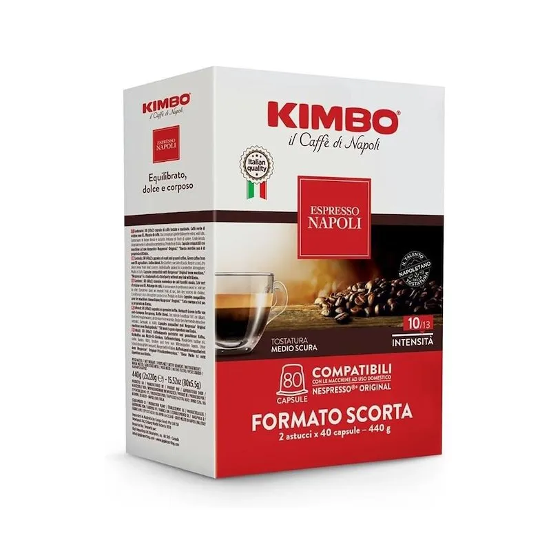 Kimbo 80 Capsule Napoli 014498 Compatibili Nespresso - immagine 1
