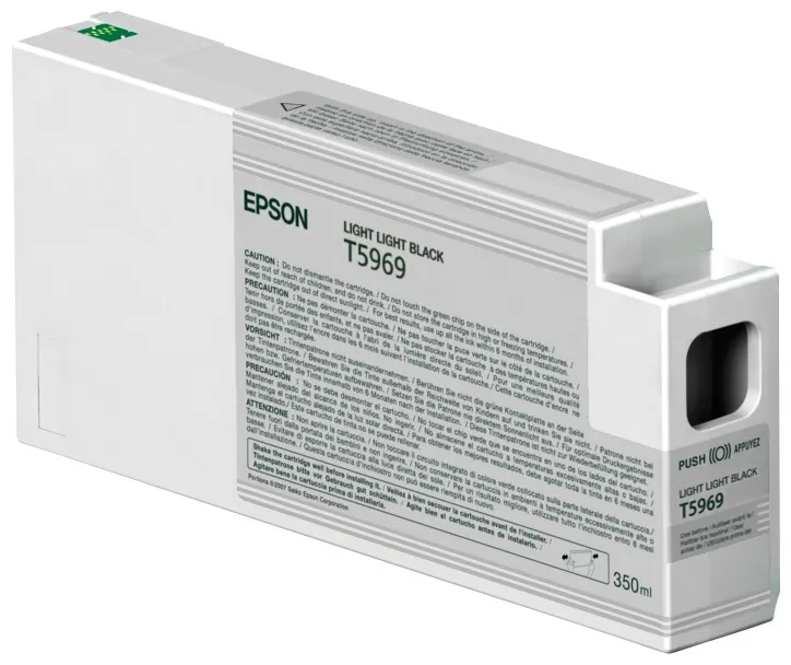 ORIGINALE Epson Cartuccia d'inchiostro lightlightblack C13T596900 T5969 350ml - immagine 1