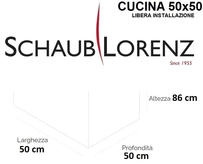CUCINA 50x50 BIANCA GAS+GRILL LUCE ACCENS. A SLORENZ - immagine 4