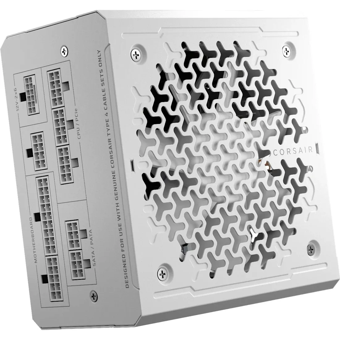 Corsair Alimentatore Rm1000E White 1000 Watt Cybenetics Gold Certified Fully Modular Power Supply - immagine 1
