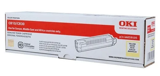 ORIGINALE OKI toner magenta 44059166 MC851/861 7300 pagine - immagine 1