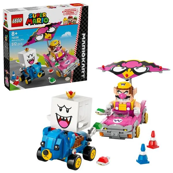 Lego Mario Kart Wario E Re Boo 72038 - immagine 1