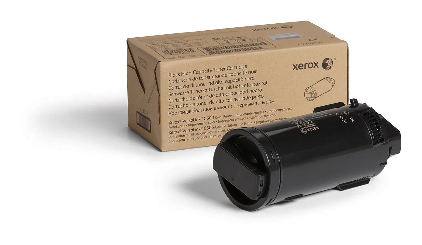 ORIGINALE Xerox toner nero 106R03876 VersaLink C500/505 12100 pagine - immagine 1