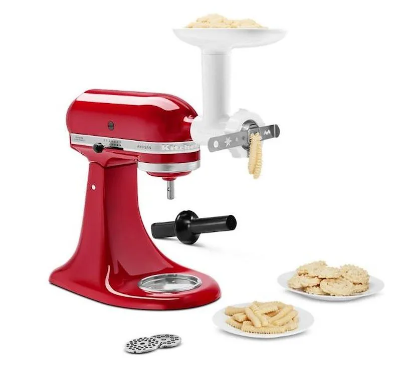 KitchenAid Accessorio Tritatutto e per Biscotti 5ksmfgca Bianco - immagine 1