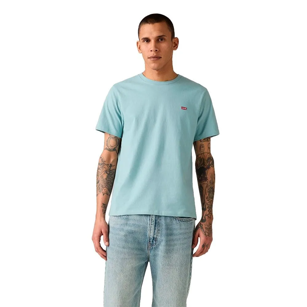 Levi's Maglietta da Uomo SS Original Housemark Logo Core Chesthit, Pietra Blu, S - immagine 1