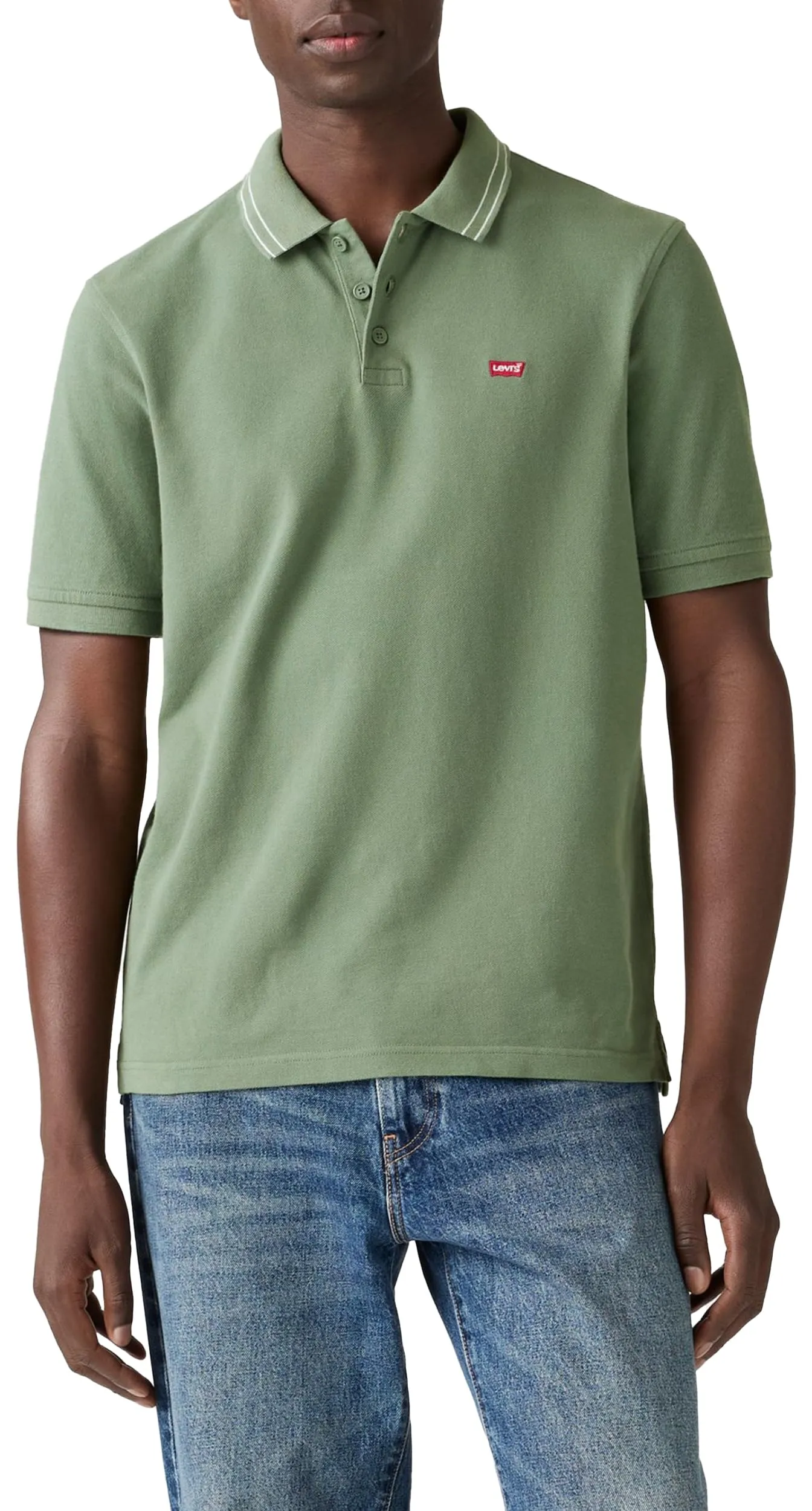 Levi's Levis HM Polo da Uomo, Vine Tipping Stripe, S - immagine 1