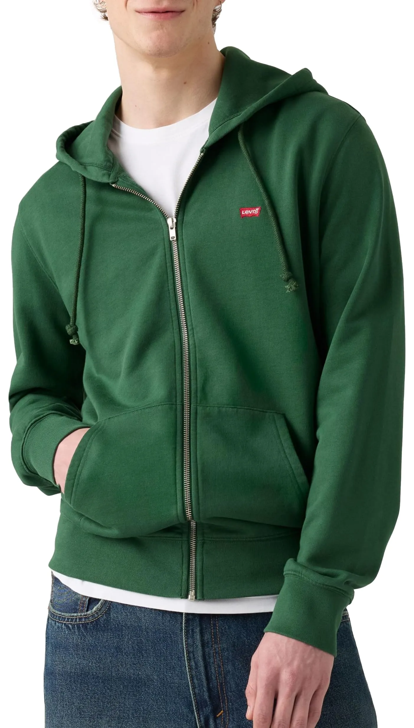 Levi's The Original HM Zip Up Dark Green, Verde Scuro, S - immagine 6
