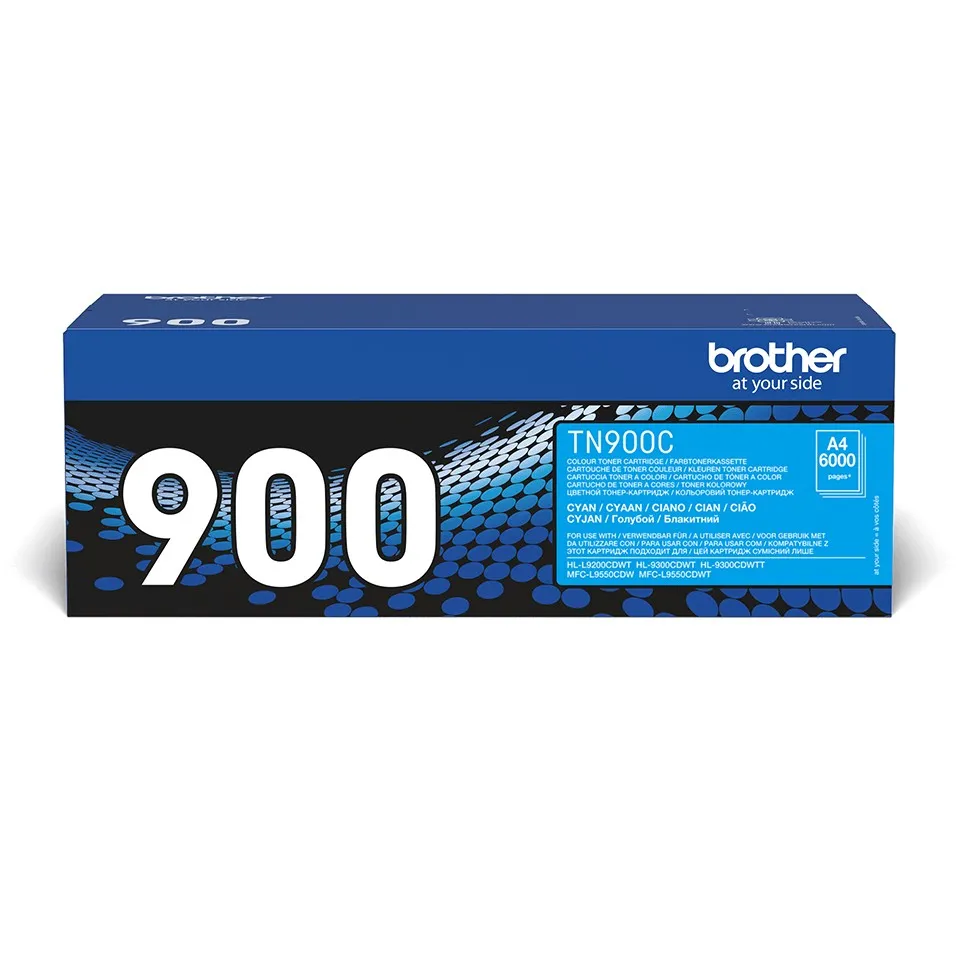 ORIGINALE Brother toner ciano TN-900C 900 6000 pagine - immagine 1