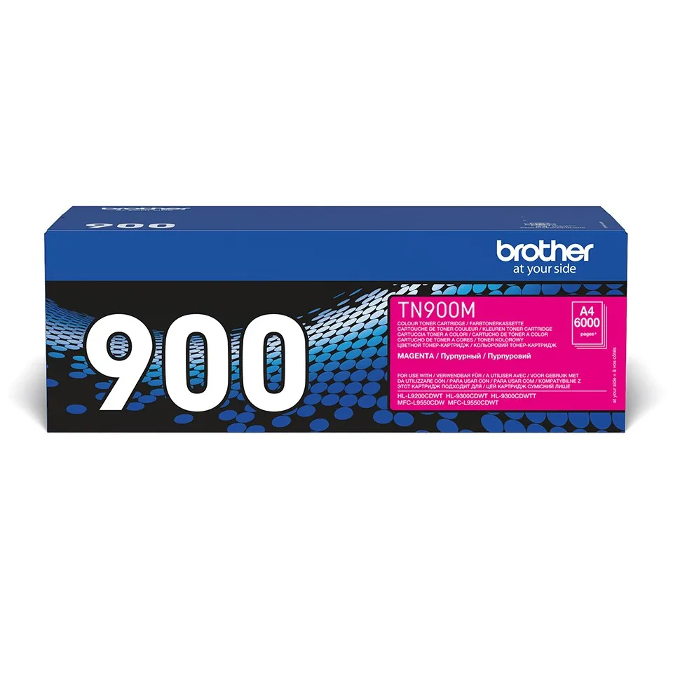 ORIGINALE Brother toner magenta TN-900M 900 6000 pagine - immagine 1