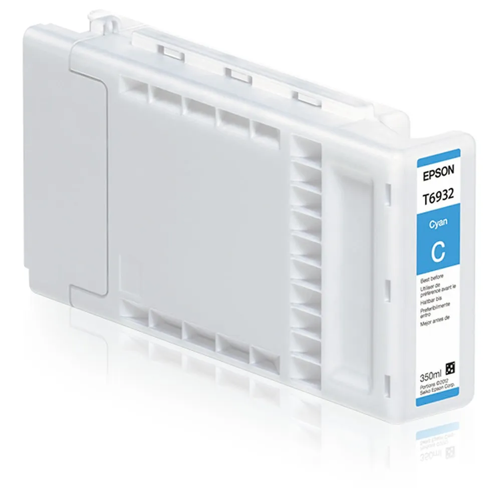 ORIGINALE Epson Cartuccia d'inchiostro ciano C13T69320N T6932 350ml - immagine 1