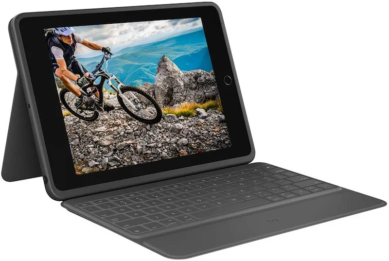 Logitech Custodia con tastiera iPad 7agen Nero - immagine 1