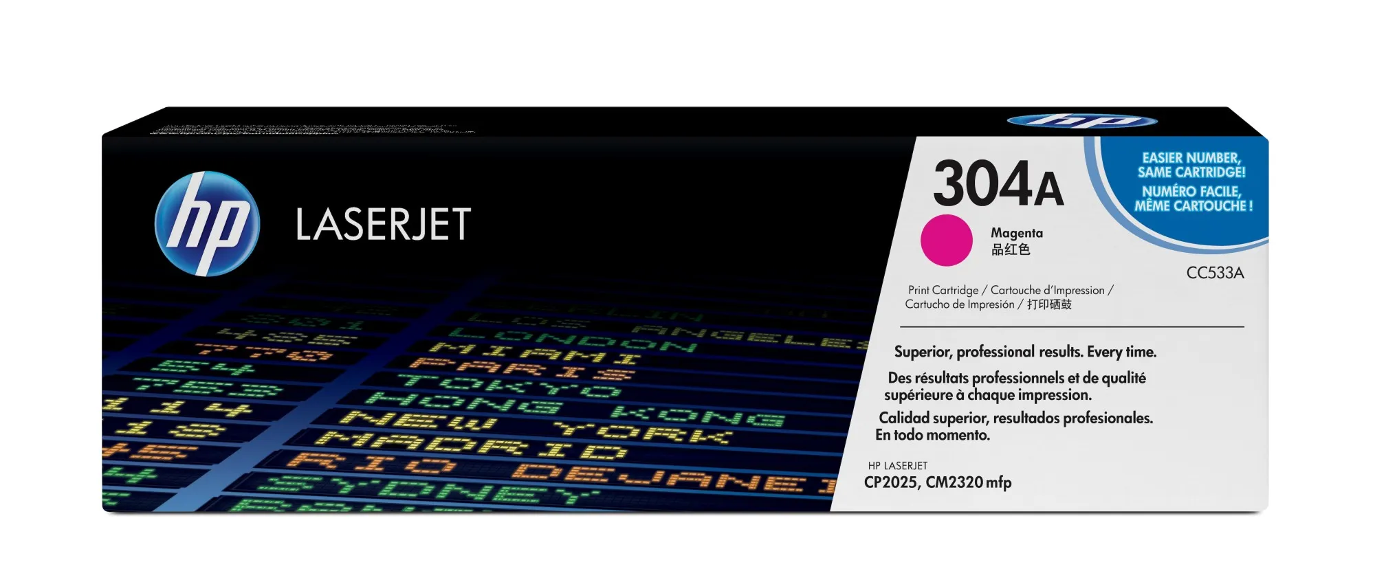 Originale Hp Toner Magenta Per Clj Cp2025/Cm2320 Cc533A - immagine 1