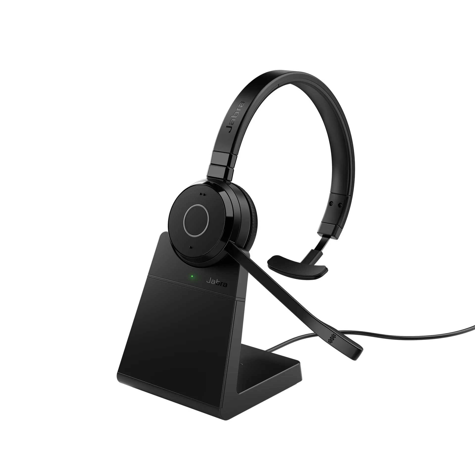Jabra 6693-833-399 Evolve 65 TE Link390a MS Mono Cuffie Nere Wireless Wired - immagine 1