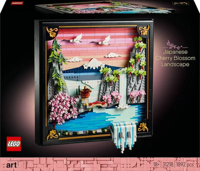 Lego ART Paesaggio giapponese con ciliegi fioriti 31218 - immagine 1