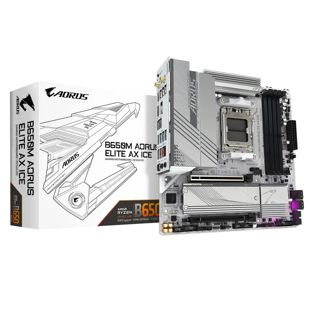 Gigabyte GA-B650M-A Elite AX Ice (AM5) (D) - immagine 1