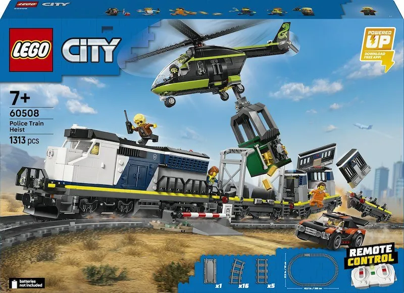 Lego City Rapina al treno della polizia 60508 - immagine 1