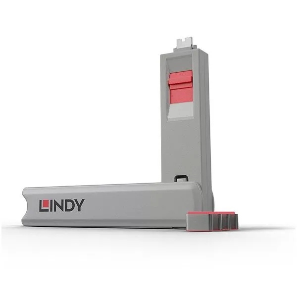 Lindy Serratura USB C Rosa 40425 - immagine 1
