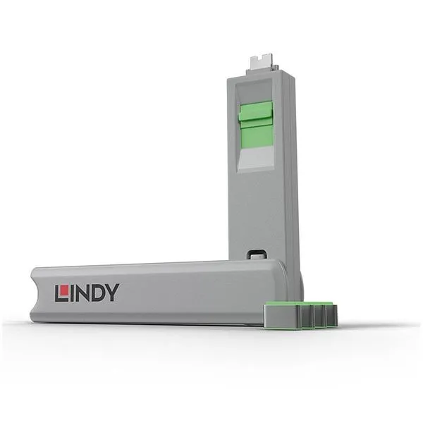 Lindy Serratura USB C Verde 40426 - immagine 1
