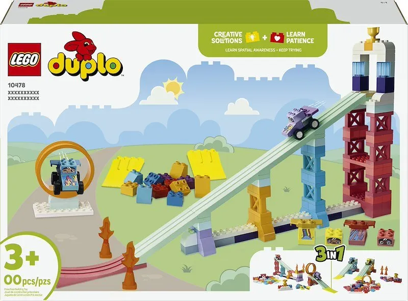 Lego Rampe creative 3 in 1 con veicoli 10478 - immagine 1