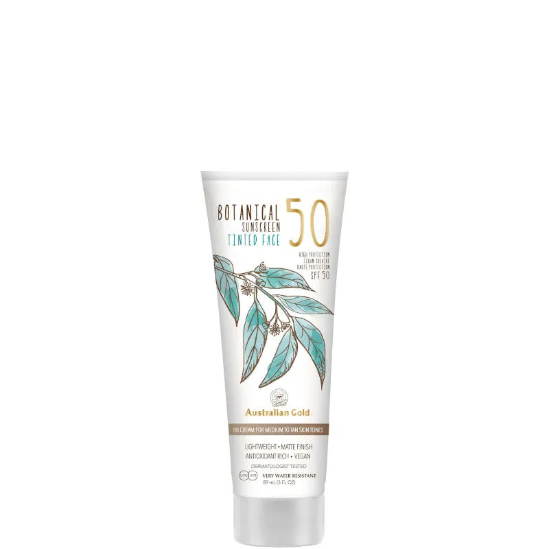 Australian Gold Botanical Sunscreen Tinted Face SPF 50 - MEDIUM - immagine 1