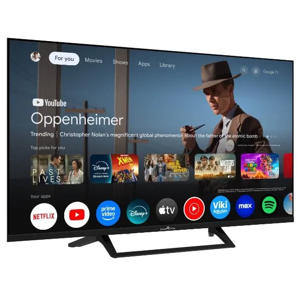 Smart Tech 40 FHD Google TV QLED Tivusat 40QG01V - immagine 1