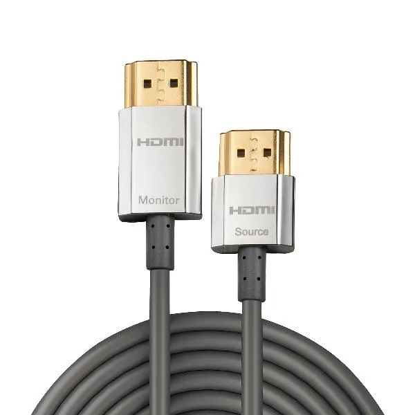 Lindy Cavo Slim Hdmi High Speed Cromo Attivo 4 5m 41676 - immagine 1