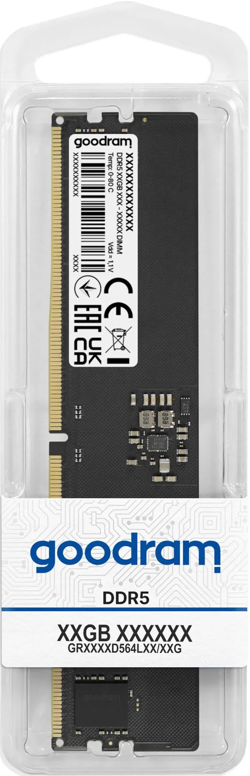 Ddr5 8Gb 5600 Mhz Dimm Goodram Cl46 - immagine 1