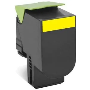 ORIGINALE Lexmark toner giallo 802XY 80C2XY0 4000 pagine cartuccia di stampa riutilizzabile - immagine 1