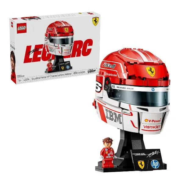 Lego Casco Charles Leclerc Ferrari Hp 43014 - immagine 1