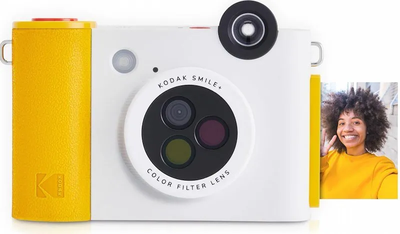 Kodak Fotocamera Istantanea Smile + Bianca - immagine 1