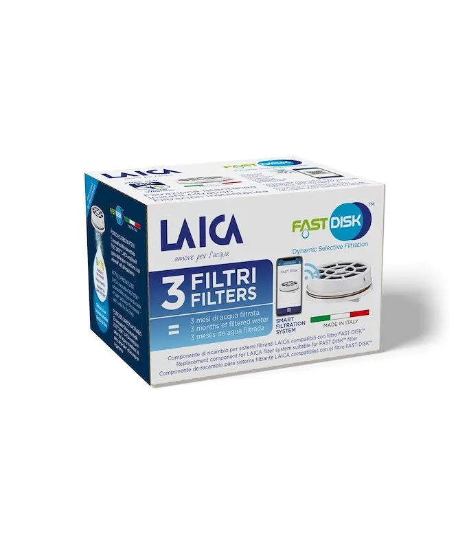 Laica Filtro Acqua Fast Disk 3 Pz Fd03a00 - immagine 1