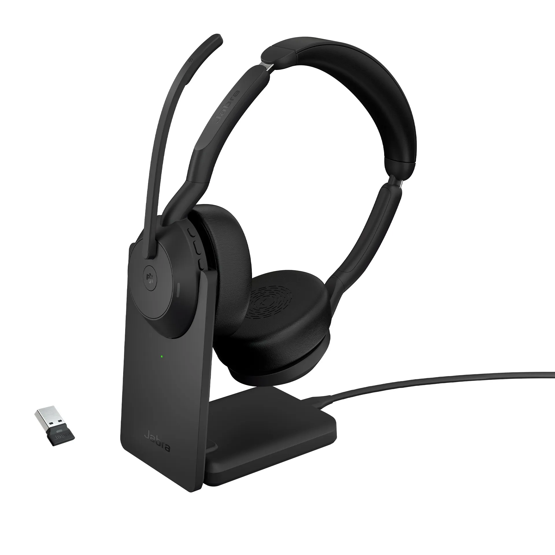 Jabra 25599-999-989 Evolve2 55 Link380a MS Cuffie Stereo Nere - immagine 1