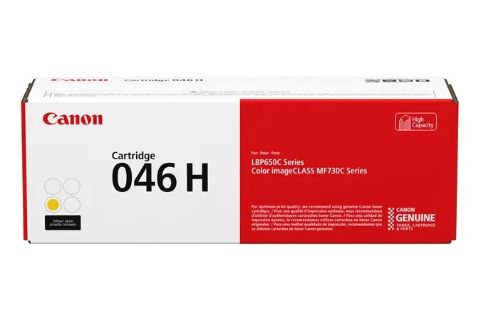 Canon 046 H cartuccia toner 1 pz Originale Giallo - immagine 1