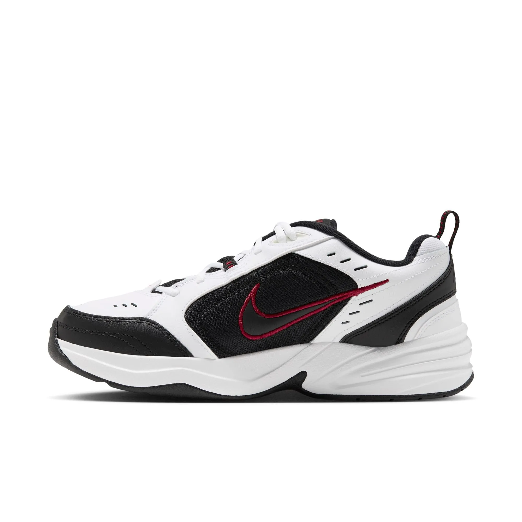 Nike Air Monarch IV, Scarpe da Ginnastica Uomo, Bianco White Black Varsity Red 101, 45.5 EU - immagine 3