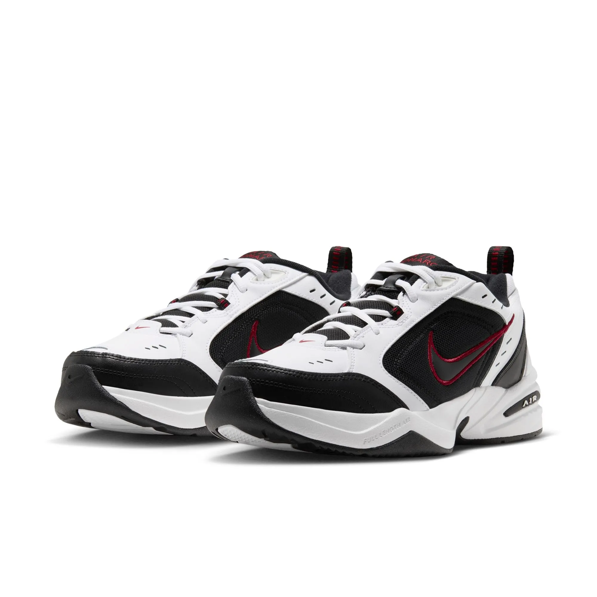 Nike Air Monarch IV, Scarpe da Ginnastica Uomo, Bianco White Black Varsity Red 101, 45.5 EU - immagine 4