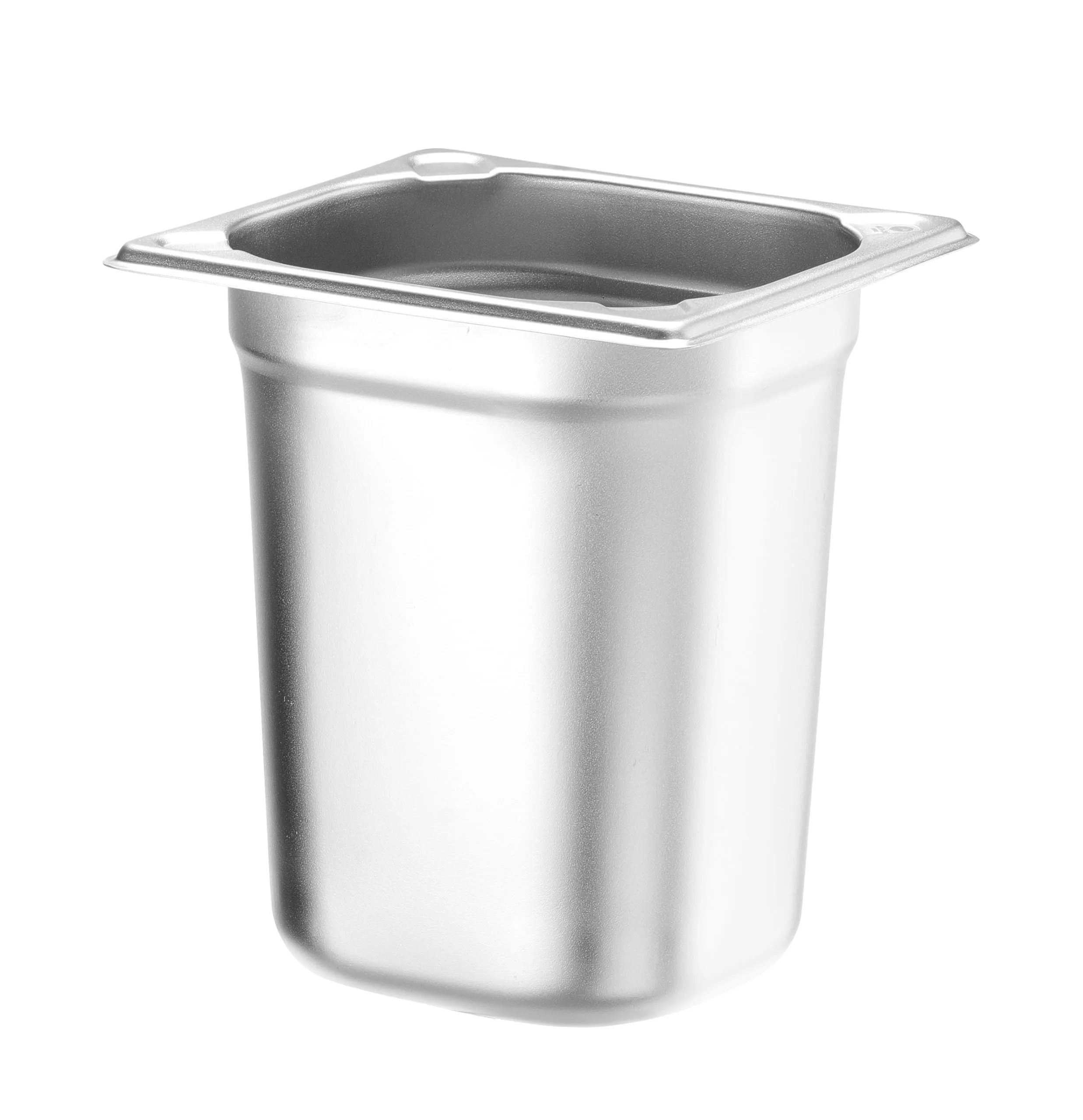 HENDI Contenitore Gastronorm GN 1/6, Kitchen Line, resistenza termica -40 °C a 250 °C, adatto a forno e bagnomaria, 2,4L, 176x162x(H) 150mm, acciaio inox - immagine 2