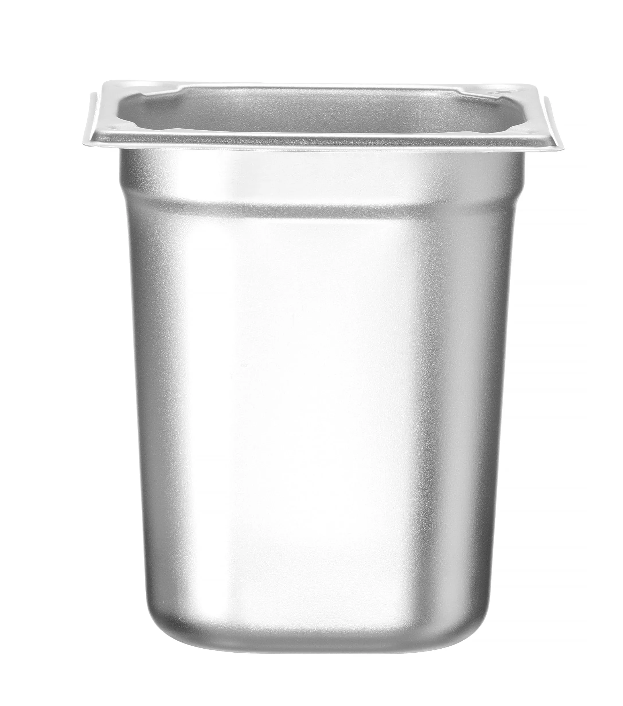 HENDI Contenitore Gastronorm GN 1/6, Kitchen Line, resistenza termica -40 °C a 250 °C, adatto a forno e bagnomaria, 2,4L, 176x162x(H) 150mm, acciaio inox - immagine 3