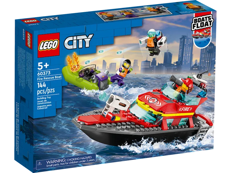Lego® Barca di soccorso antincendio - 60373 - immagine 1