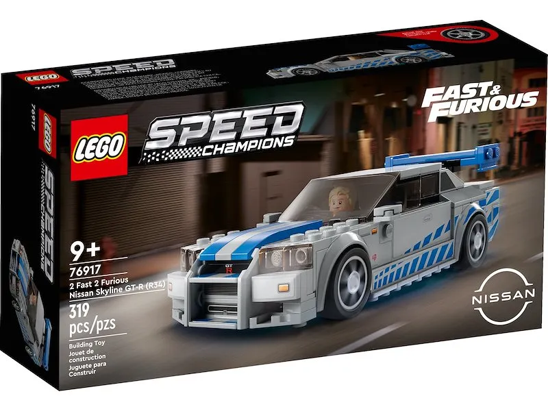 Lego® Speed Champions 2 Fast 2 Furious Nissan Skyline GT-R (R34) 76917 - immagine 1
