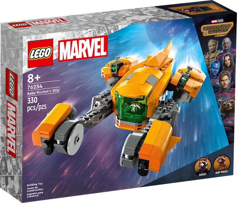 Lego® Marvel Astronave di Baby Rocket 76254 - immagine 1