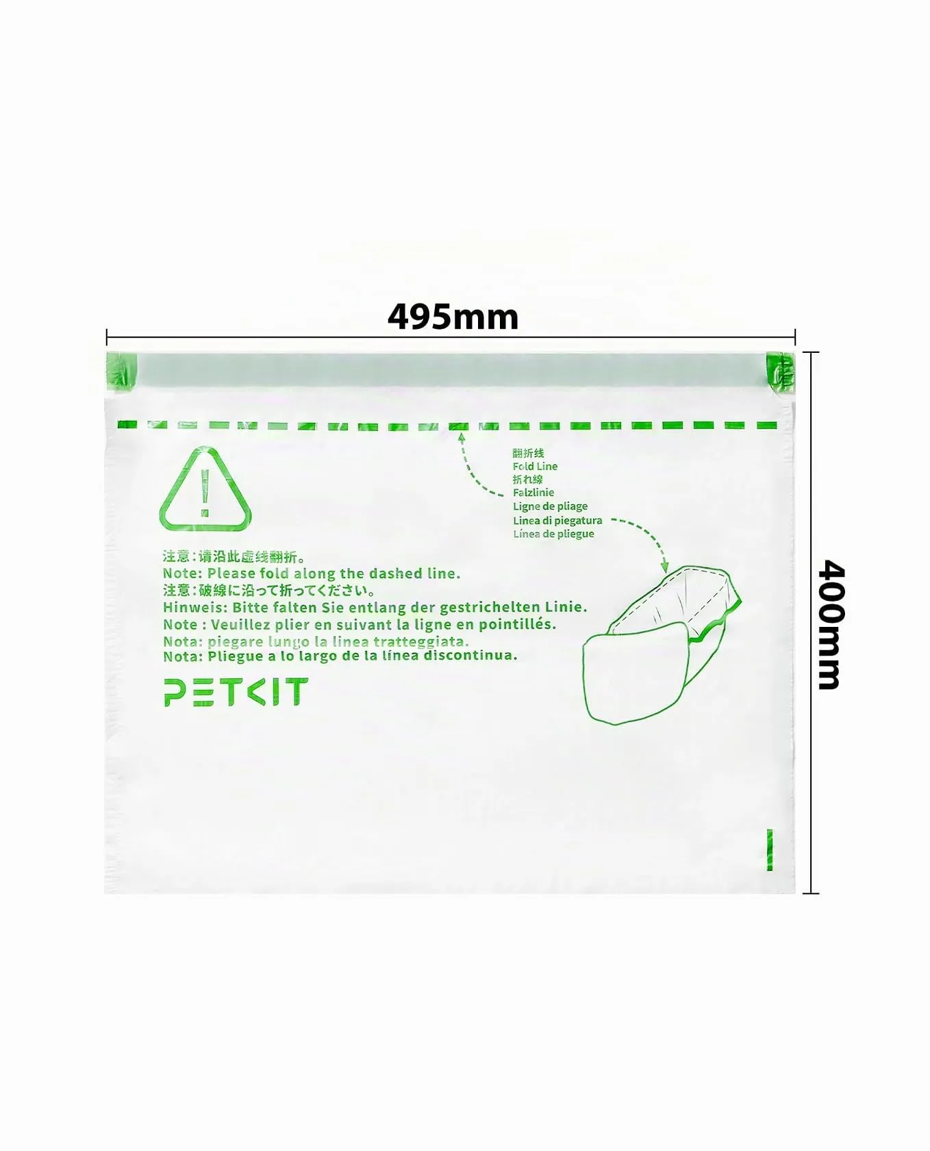 PETKIT Sacchetti per Escrementi per Gatti, per Pura MAX 2 e PUROBOT MAX PRO 2, 5 Rotoli*18 (90 Pezzi) - immagine 6