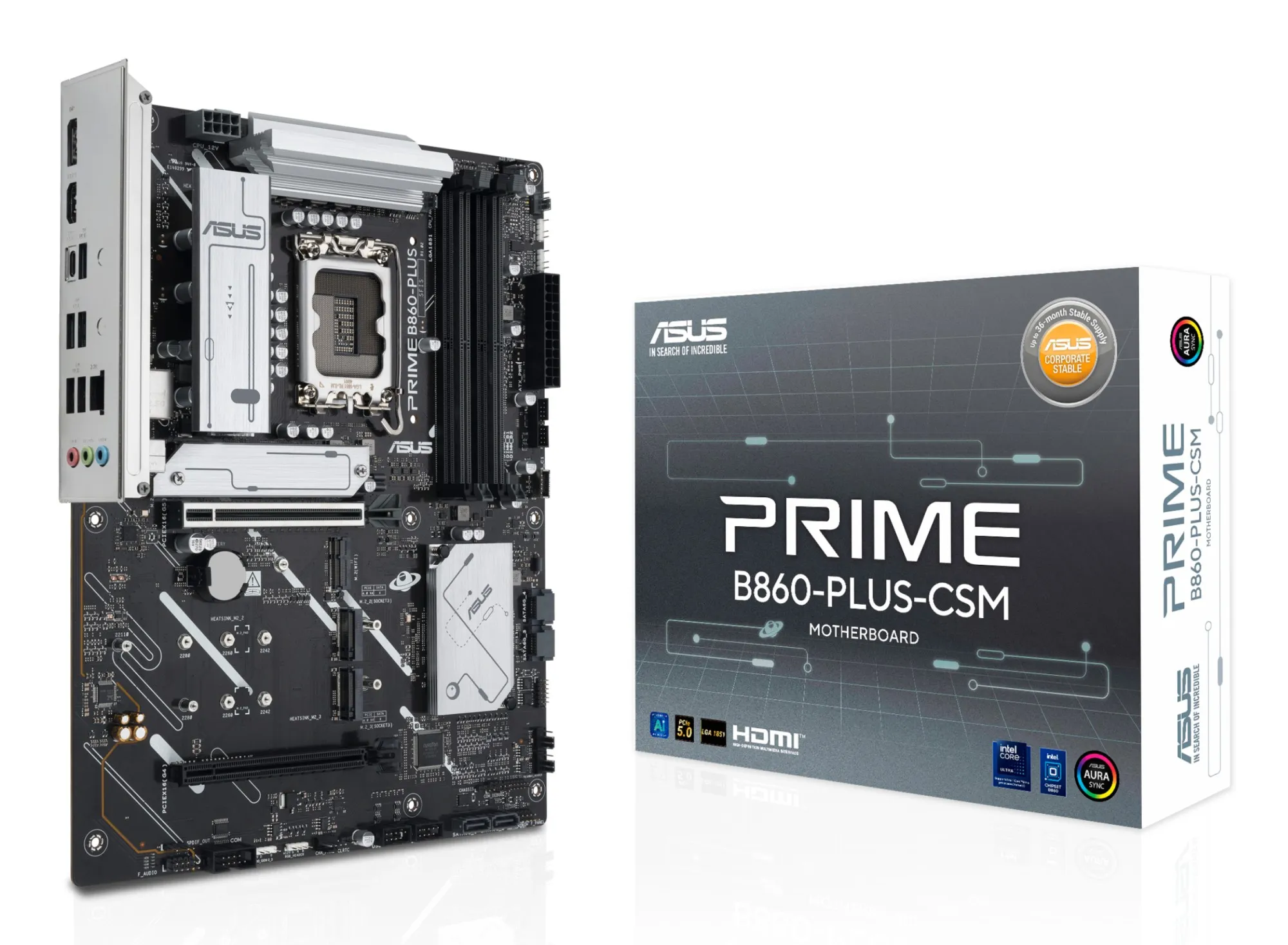 ASUS PRIME B860-PLUS-CSM Intel B860 LGA 1851 (Socket V1) ATX - immagine 1