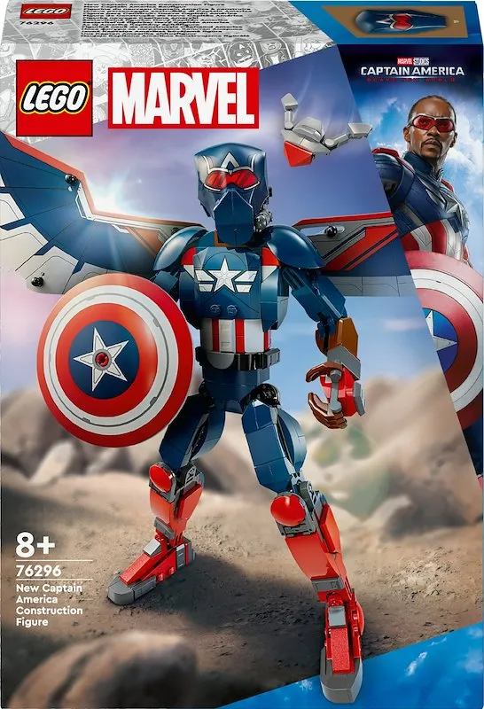 Lego Marvel Nuovo personaggio costruibile di Captain America 76296 - immagine 1